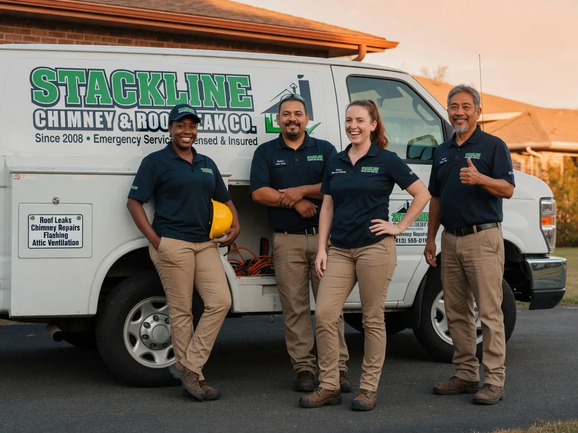 Chimney flashing repair company in Wright, KS